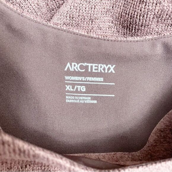 NWT Arc’teryx Covert Sweater Activewear Mauve Inertia Heather Womens Size XL NEW - Picture 10 of 16